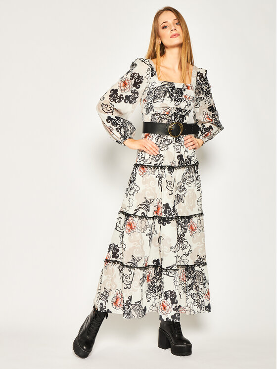 PINKO Pinko Letní šaty Mirmo 20201 PBK2 1B14DT 8039 Šedá Regular Fit