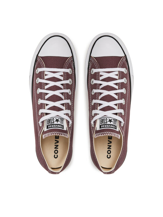 Converse Converse Trampki Chuck Taylor All Star Lift Platform A10647C Bordowy