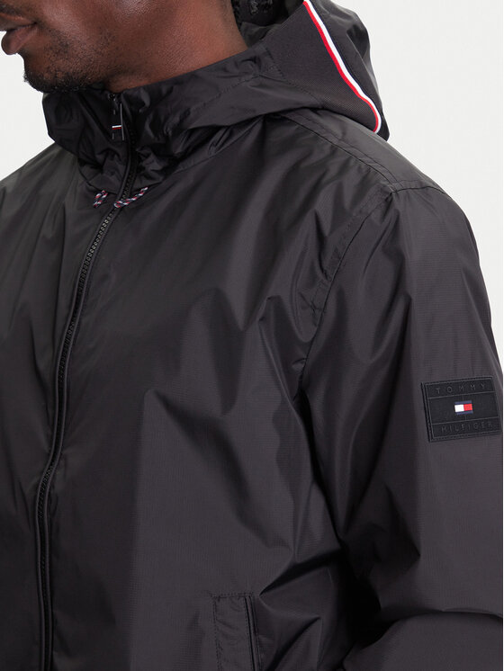 Tommy Hilfiger Tommy Hilfiger Kurtka przejściowa MW0MW40225 Czarny Regular Fit
