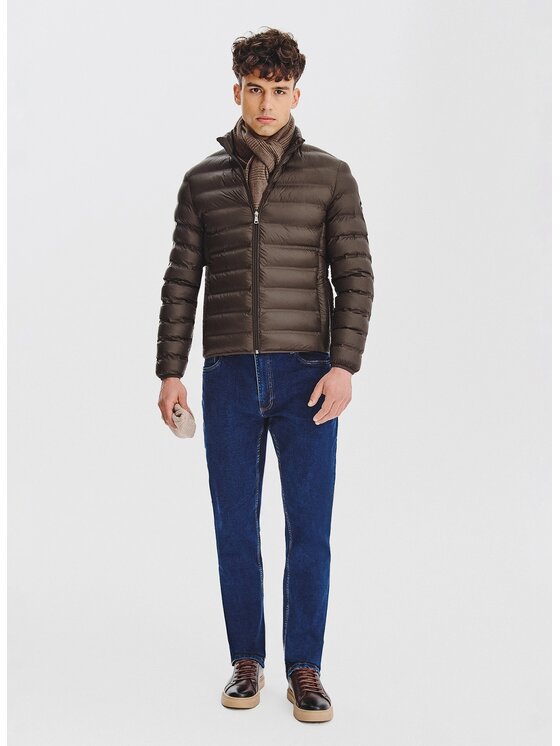 Pako Lorente Pako Lorente Kurtka przejściowa P25WF-5X-001 Brązowy Classic Fit