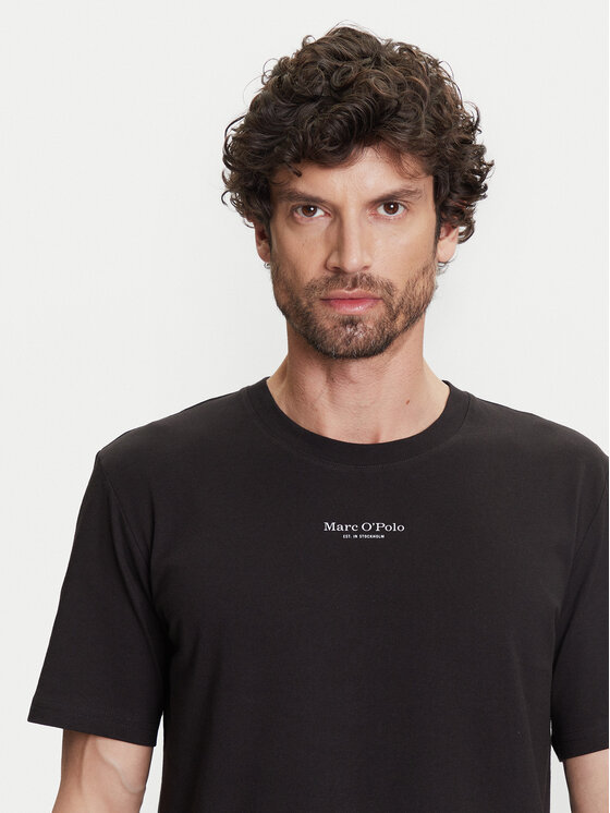 Marc O'Polo Marc O'Polo T-shirt B21 2012 51382 Crna Regular Fit