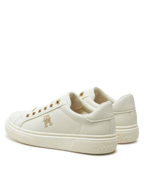 Tommy Hilfiger Tommy Hilfiger Sneakersy Low Cut Sneaker T3A9-33744-1355 S Biały