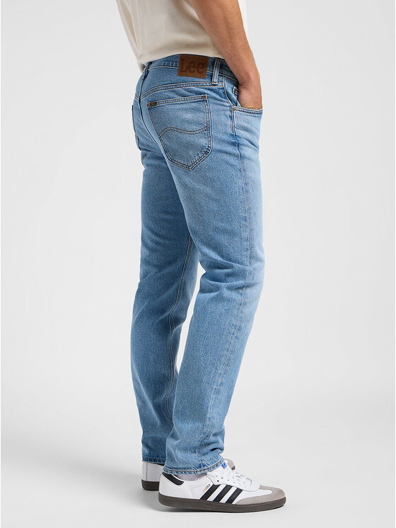 Lee Lee Jeansy DAREN ZIP FLY Niebieski Straight Fit
