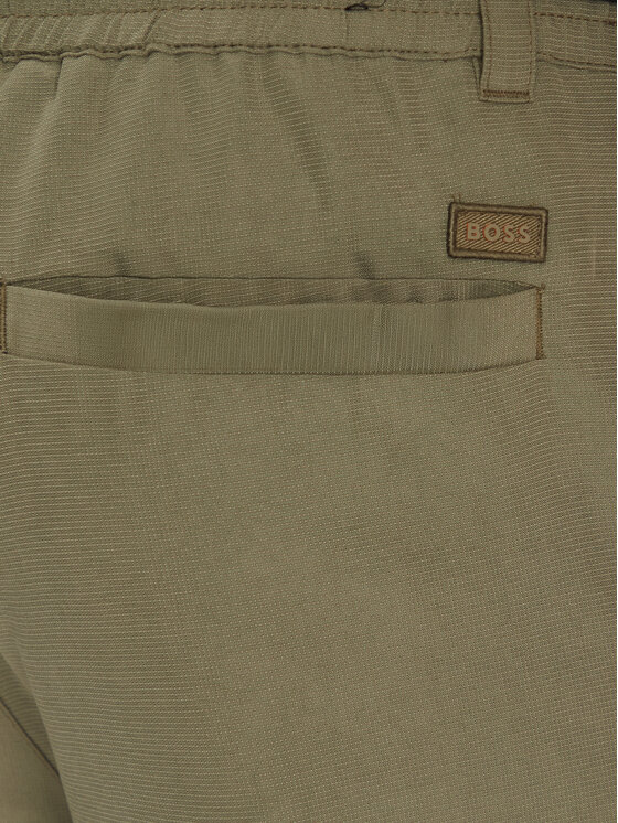 BOSS BOSS Szorty materiałowe Sandrew 50546879 Zielony Regular Fit