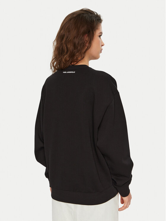 KARL LAGERFELD KARL LAGERFELD Bluză A1W20045 Negru Regular Fit