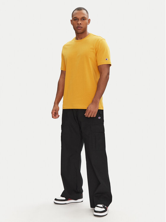 Champion Champion T-shirt 220761 Žuta Loose Fit