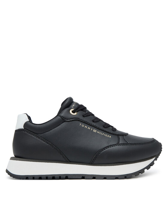 Sneakers Tommy Hilfiger Low Cut Lace-Up T3A9-33996-1355X Negru