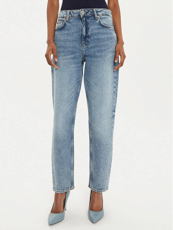 Fracomina Fracomina Jeans hlače FP24WVD005D41903 Modra Carrot Fit