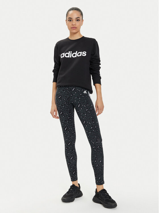 adidas adidas Bluza Essentials Linear IC6878 Czarny Regular Fit