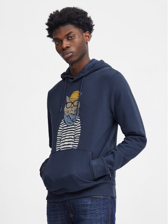 Blend Sweatshirt 20716540 Bleu marine Regular Fit