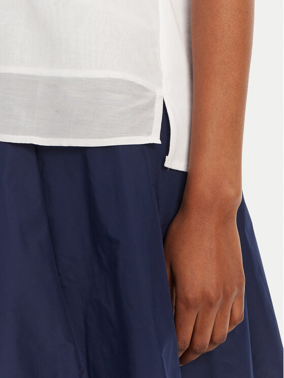 Marella Marella Bluză Zinco 2515111072 Alb Regular Fit