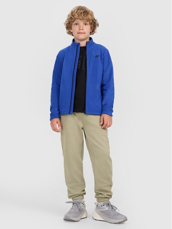 4F 4F Felpa di pile FJWAW25TFLEM413-36S Blu Regular Fit