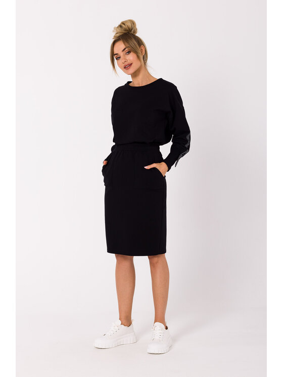Made of Emotion Made of Emotion Spódnica M728 Czarny Premium Fit