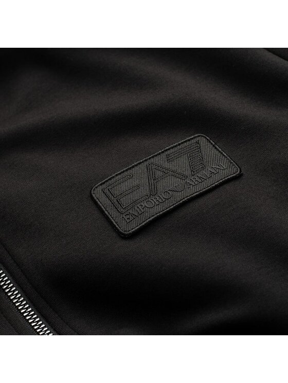 EA7 Emporio Armani EA7 Emporio Armani Mikina 6DPM82 PJZKZ 1200 Černá Regular Fit