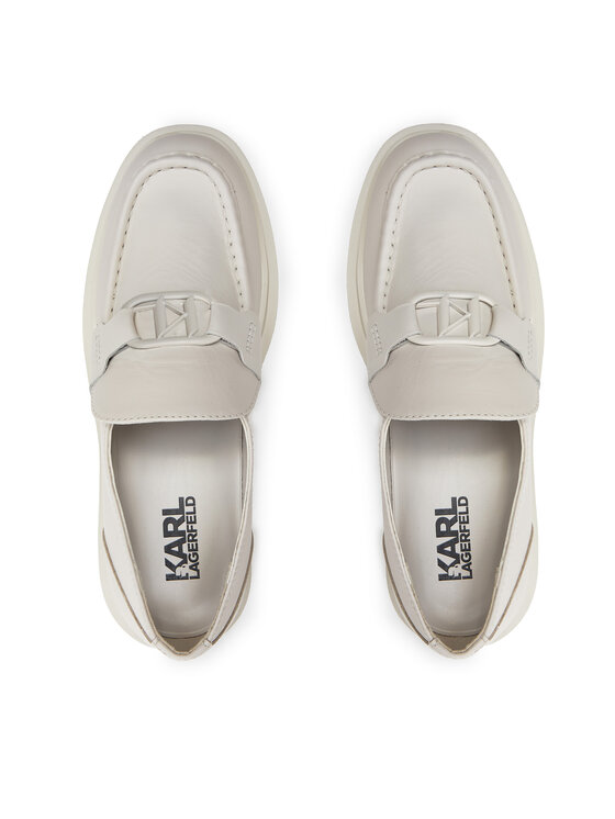 KARL LAGERFELD KARL LAGERFELD Loaferice KL41210 Bijela