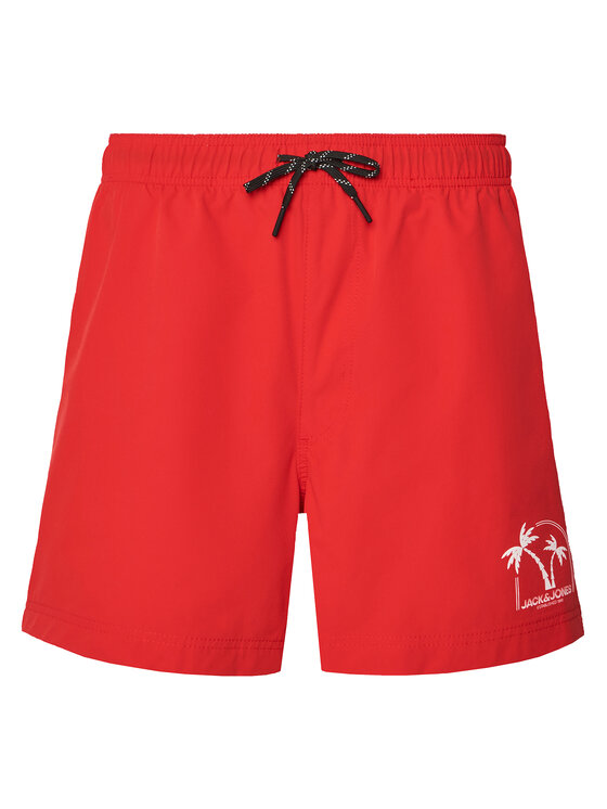 Jack & Jones Jack & Jones Szorty kąpielowe Maui 12278729 Czerwony Regular Fit