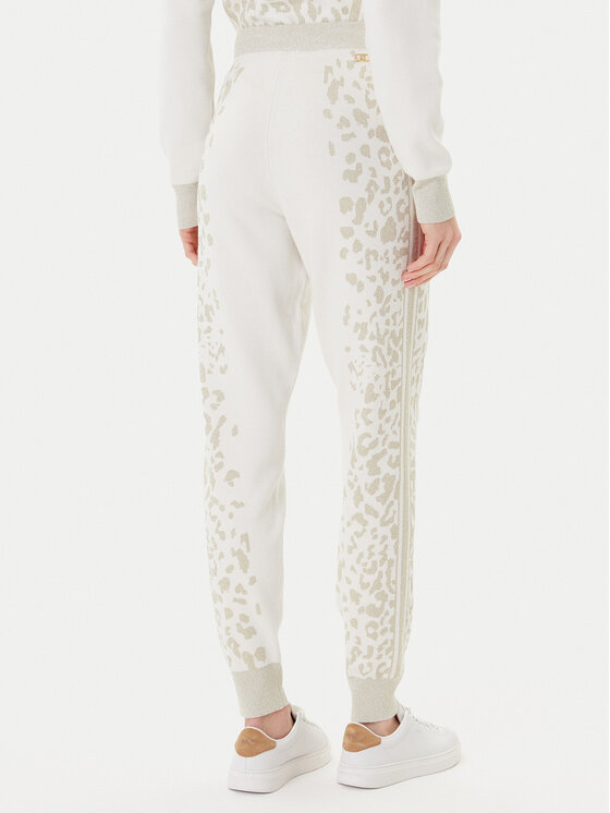 Liu Jo Liu Jo Pantaloni trening TF5174 MS49I Écru Regular Fit