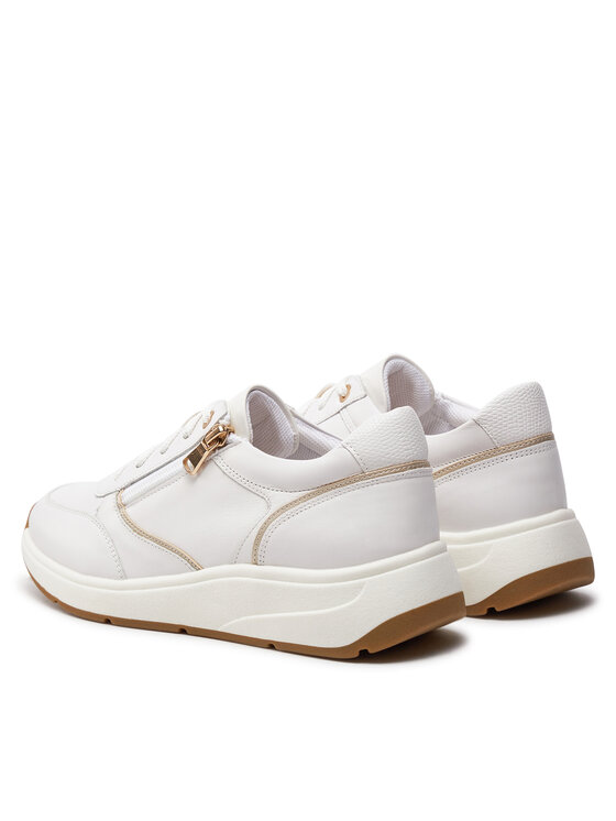 Geox Geox Сникърси D Cristael D45MXE 00085 C1000 Бял