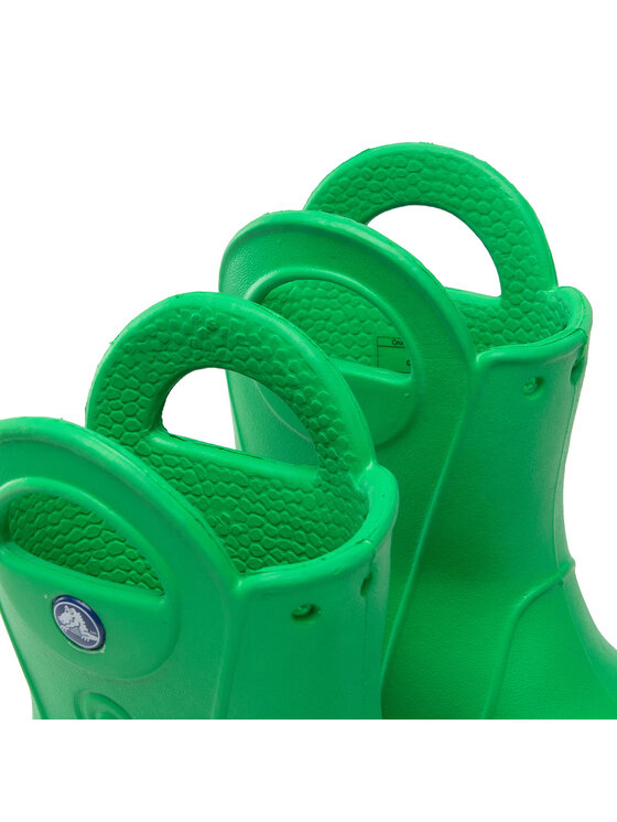Crocs Crocs Гумени ботуши Handle It Rain Boot Kids 12803 Зелен