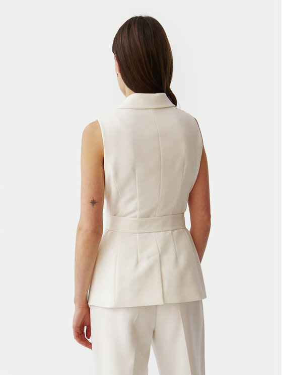 Tatuum Tatuum Prsluk Lamkina T2406.031 Écru Regular Fit