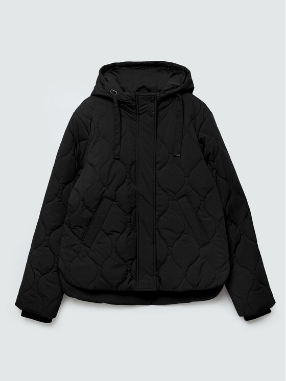 BIG STAR BIG STAR Kurtka zimowa WINTERA Czarny Basic Fit