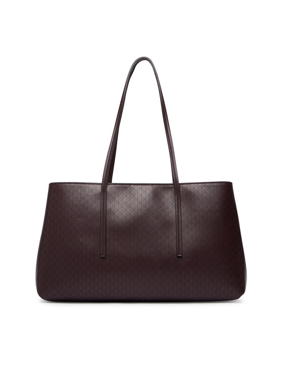 Calvin Klein Calvin Klein Geantă Emblem Aop Medium Work Tote LV04F3786G Vișiniu