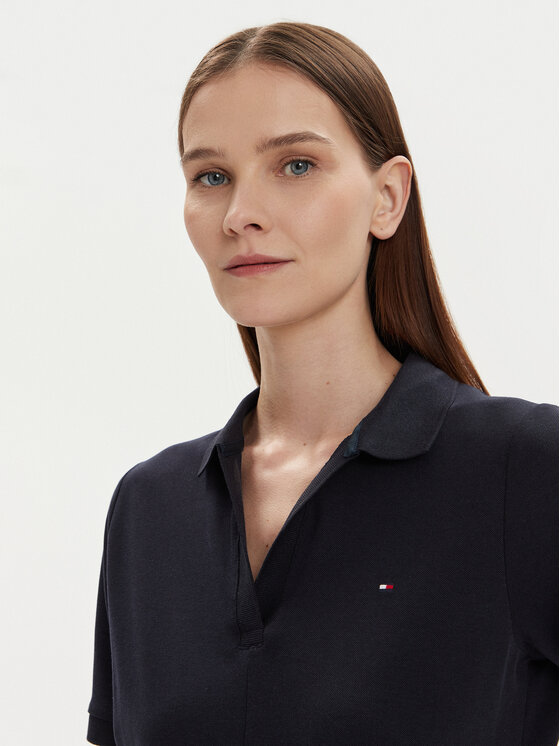 Tommy Hilfiger Tommy Hilfiger Vsakodnevna obleka WW0WW41278 Mornarsko modra Regular Fit