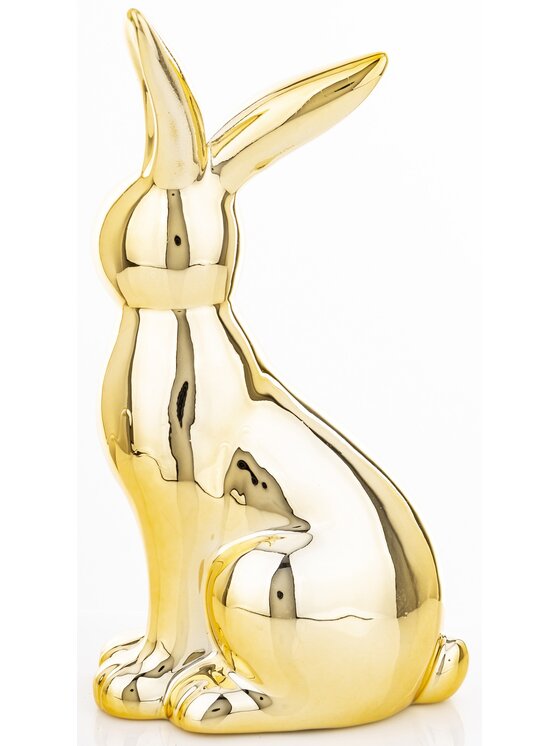 MIAhome MIAhome Figurka złota królika 23,5x14x8,5 cm CONIGLIO DORATO - III Złoty