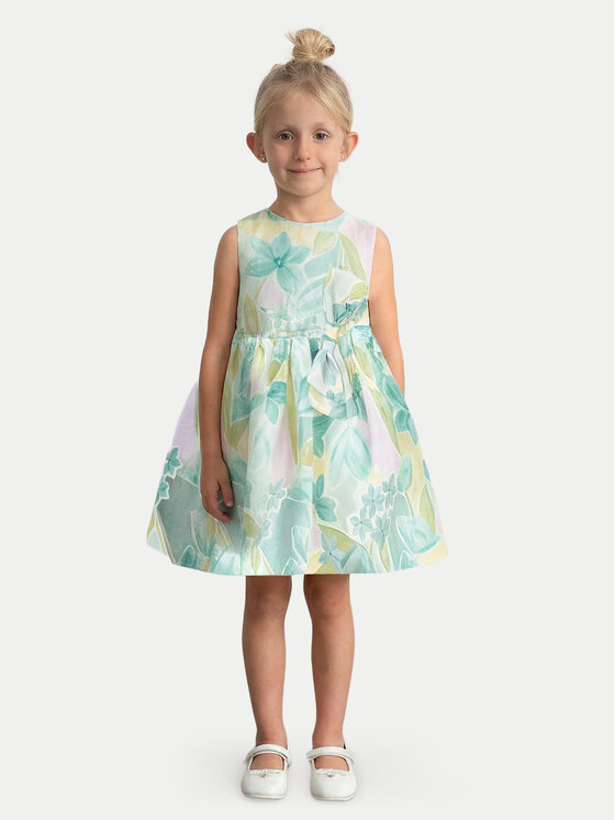 Mayoral Mayoral Elegantes Kleid 3913 Grün Regular Fit