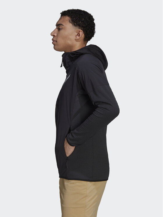 adidas adidas Fliis Techrock Flooce Wind Hooded Jacket HF0726 Must