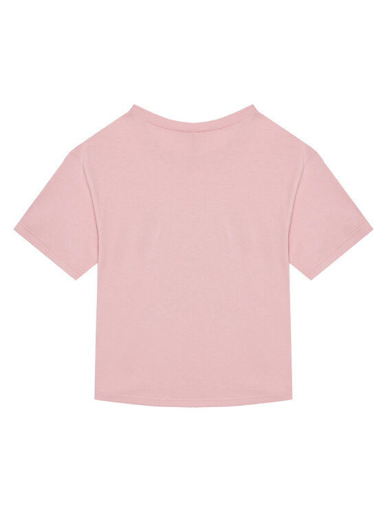 United Colors Of Benetton United Colors Of Benetton Marškinėliai 35RYC10MV Rožinė Boxy Fit