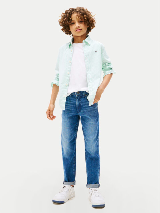 Tommy Hilfiger Tommy Hilfiger Džinsai Modern KB0KB10019 Mėlyna Straight Fit
