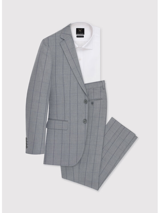 Pako Lorente Pako Lorente Spodnie garniturowe P23SF-6G-018 Szary Slim Fit