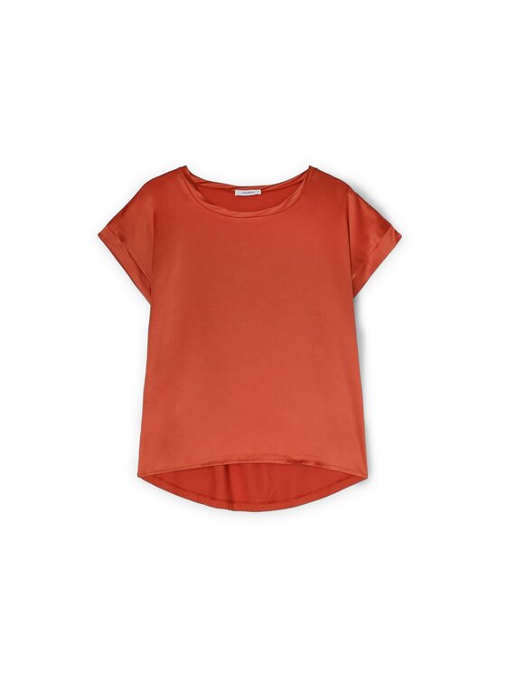 Motivi Motivi T-shirt G063W703439N017 Arancione Regular Fit