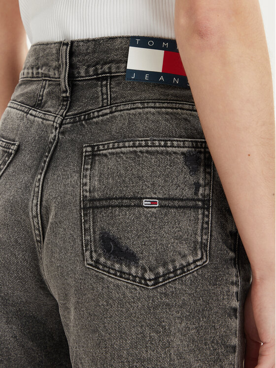 Tommy Jeans Tommy Jeans Szorty jeansowe DW0DW17652 Szary Mom Fit