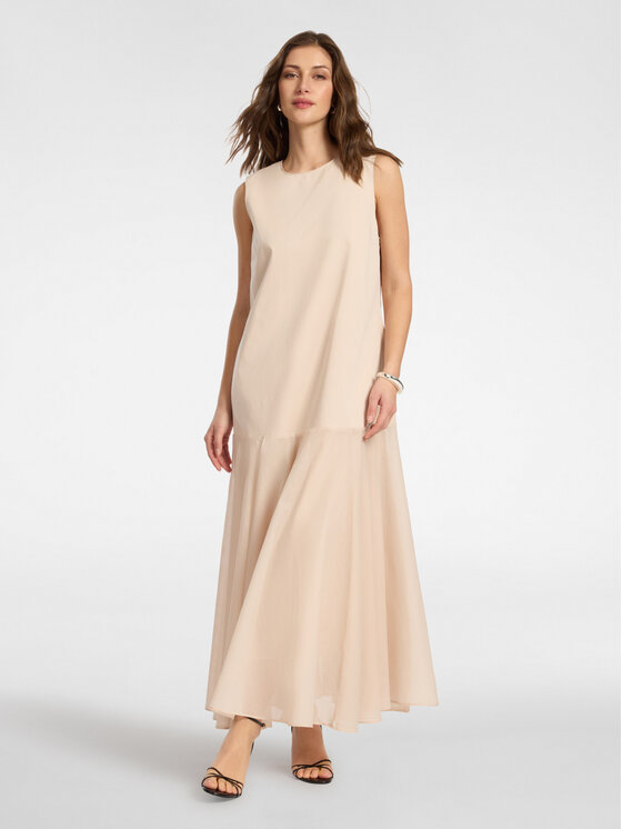 Elena Mirò Elena Mirò Abito da sera 7065P100286N002 Crema Regular Fit