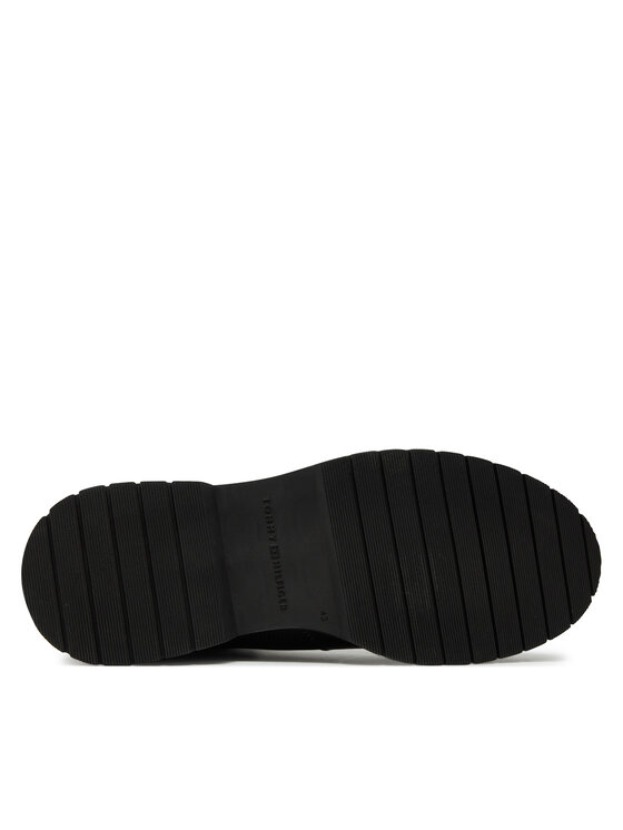 Tommy Hilfiger Tommy Hilfiger Kotníková obuv Hilfiger Warm Cordura Mix Boot FM0FM05180 Černá