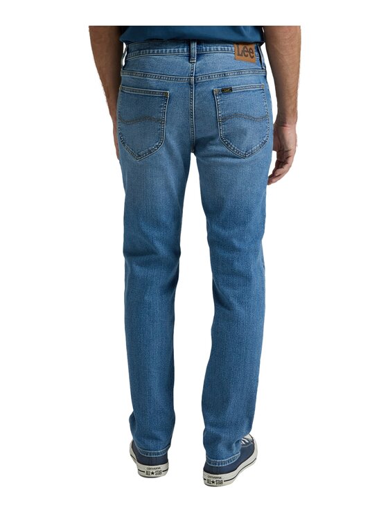 Lee Lee Jeansy 112378736 Niebieski Slim Fit