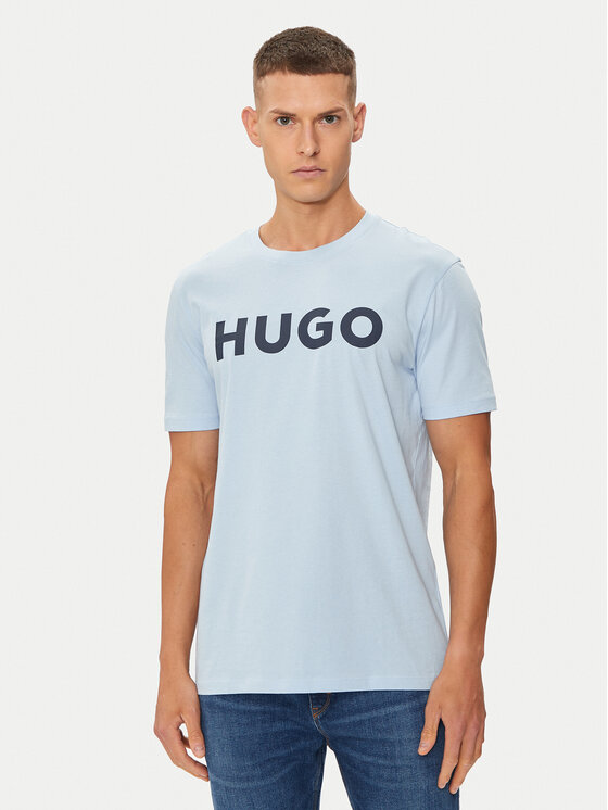Férfi Póló HUGO, Méret: S, Kék, Dulivio 50467556
