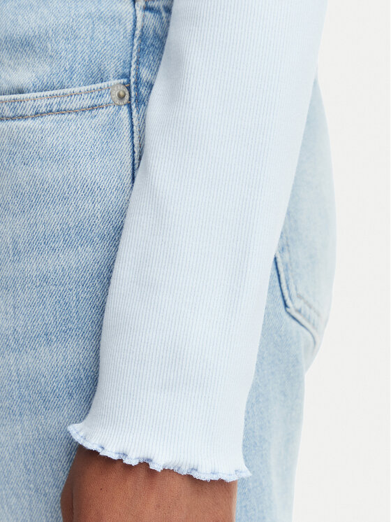 Tommy Jeans Tommy Jeans Majica DW0DW22783 Svijetlo plava Slim Fit