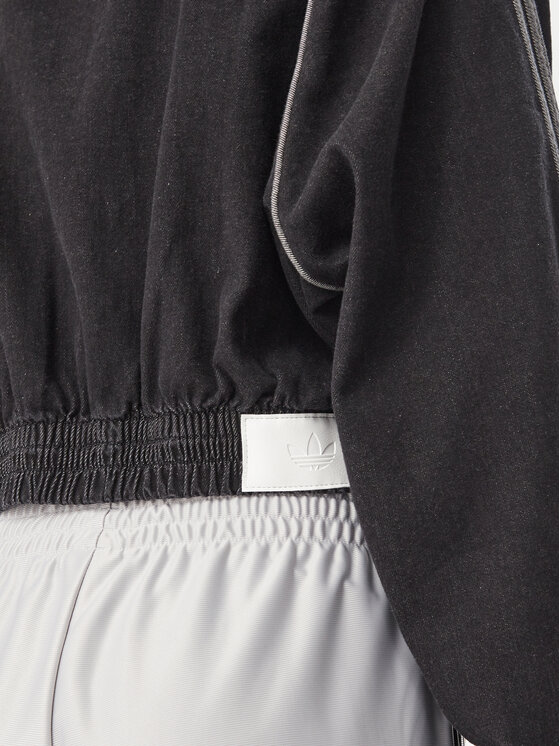 adidas adidas Світшот Sst Denim Tracktop KS9216 Чорний Regular Fit