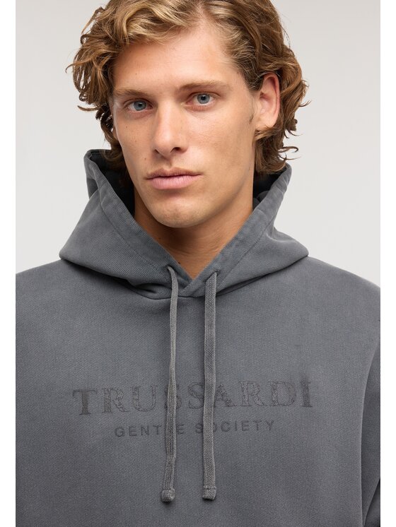 Trussardi Trussardi Bluza G8328000191N033 Szary Regular Fit