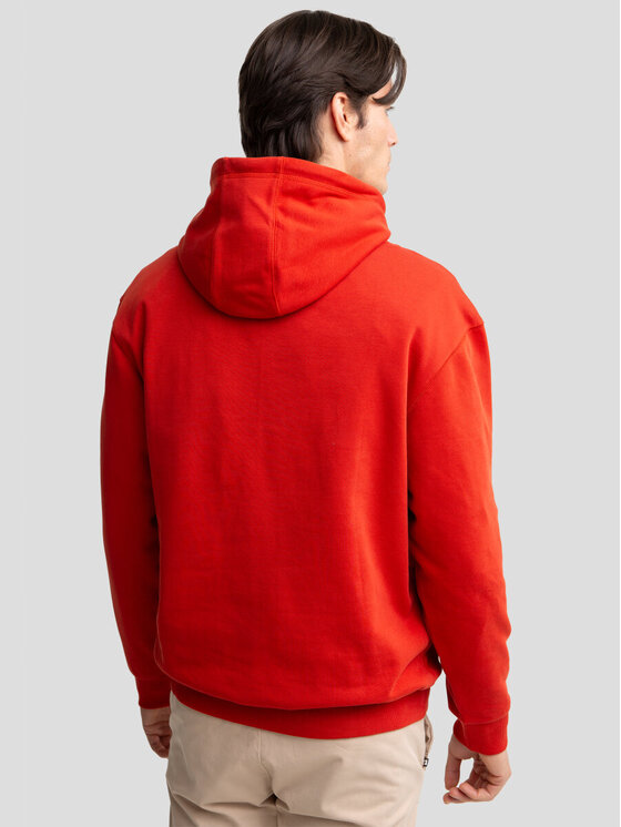 BIG STAR BIG STAR Bluza HERITY_704_170 Czerwony Comfort Fit