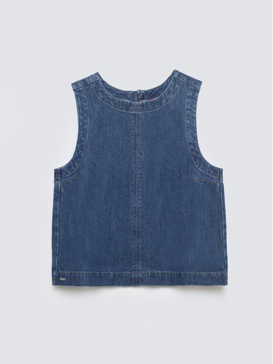 BIG STAR BIG STAR Koszula jeansowa MILLANA Niebieski Basic Fit