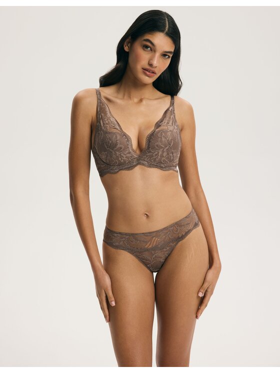 Esotiq Esotiq Biustonosz push-up 45210 Brązowy