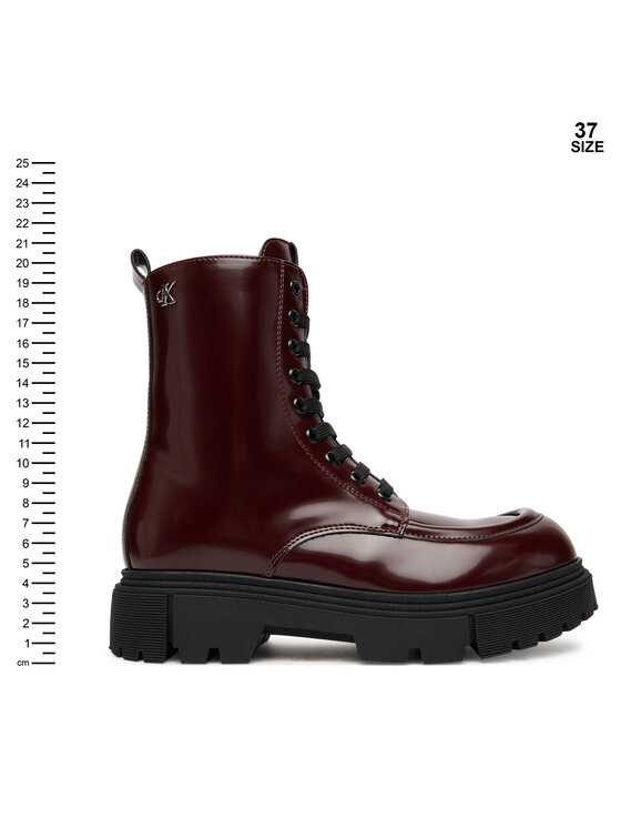 Calvin Klein Calvin Klein Schnürstiefeletten Tronchetto Allacciato V4A5-83132-1453 Dunkelrot