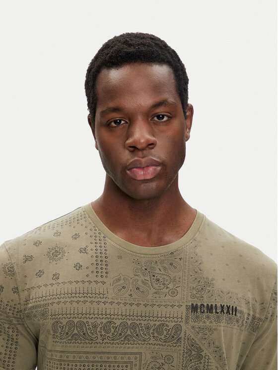 Brave Soul Brave Soul T-Shirt MTS-568MASCADA Χακί Regular Fit
