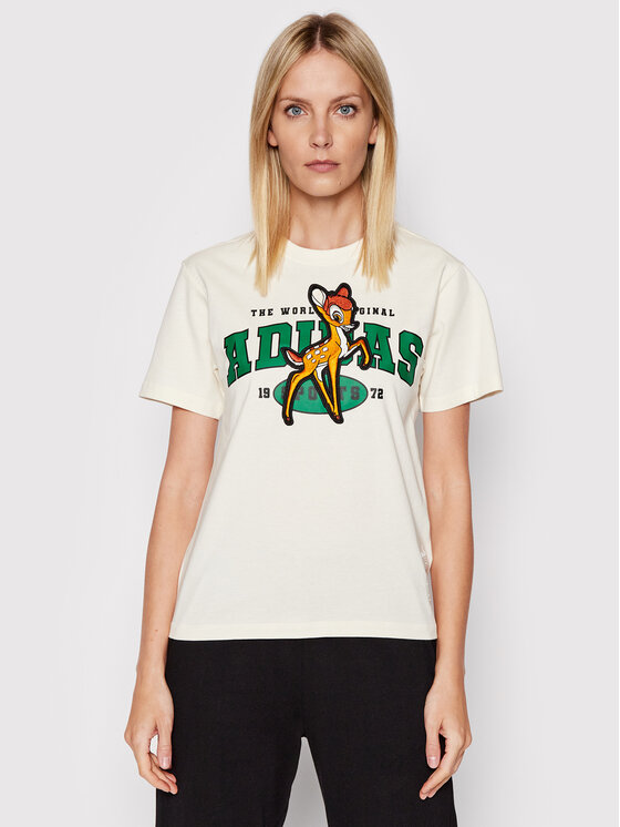adidas adidas T-Shirt Disney Bambi Graphic HD2753 Μπεζ Regular Fit