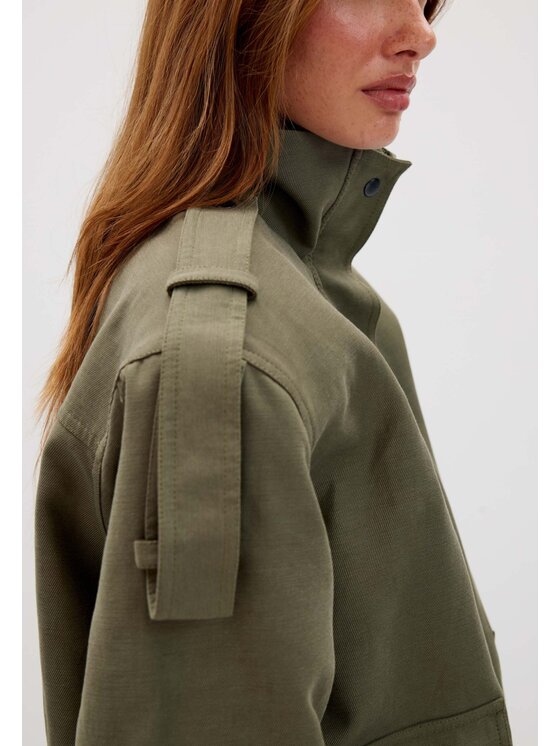Mirons Mirons Kurtka przejściowa soft Khaki Regular Fit