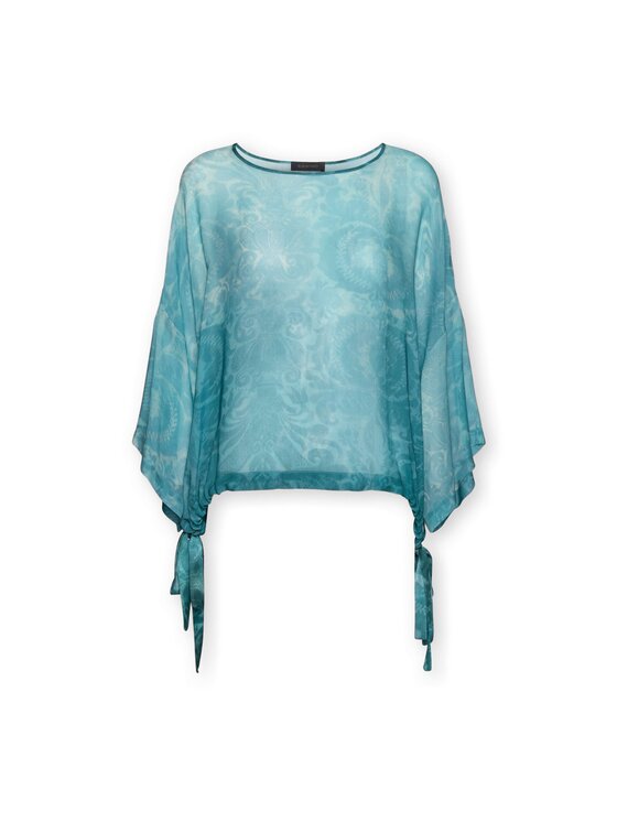 Elena Mirò Elena Mirò Blusa 2220E200342N001 Turchese Regular Fit